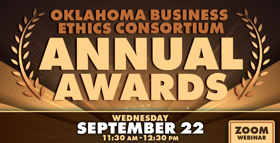 OK Ethics Awards September 22. Register Now!