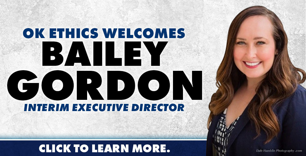 OK Ethics Welcomes Bailey Gordon, Interim Executive Director